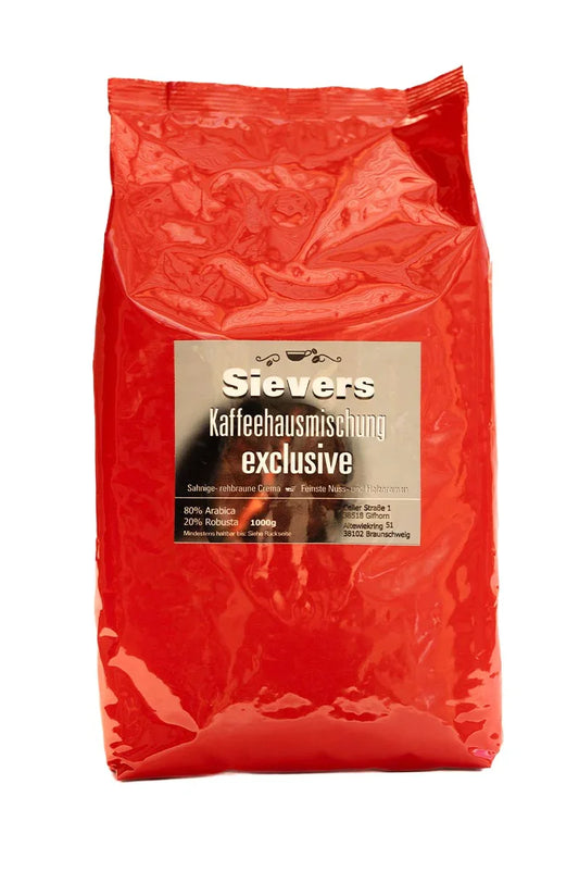 exclusive - Sievers Kaffeehausmischung - Sievers - Das Kaffeehaus in Braunschweig und Gifhorn